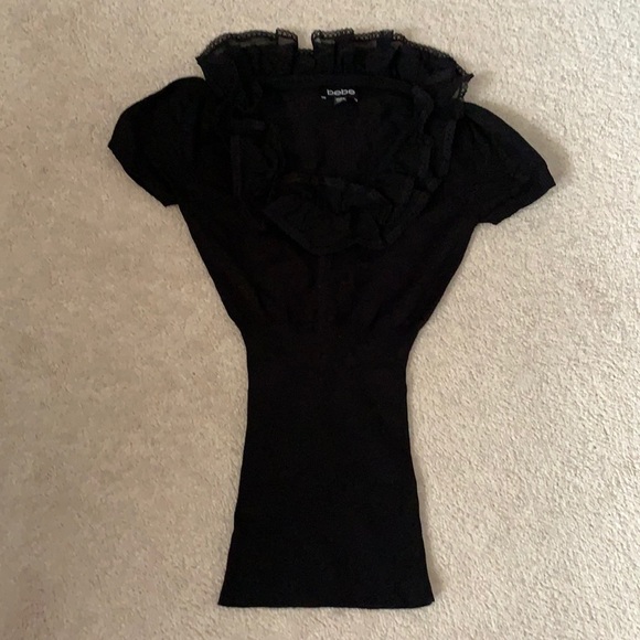 Black Chic Short Sleeve Top - Picture 1 of 4
